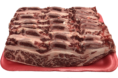 USDA Prime Beef Bone-In Short Rib, Sliced, 5 lb avg wt